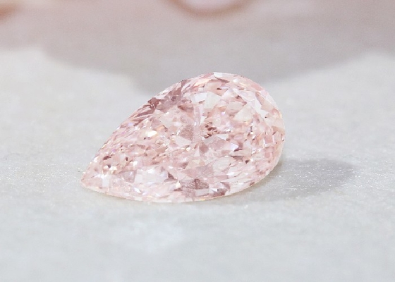 Форма груши диаманта 3.74ct CVD крупноразмерного причудливого пинка искусственная синтетическая