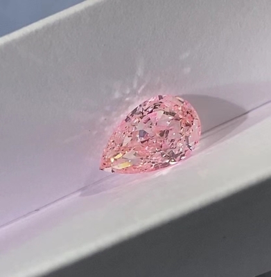 Украшения ювелирных изделий диамантов формы отрезка груши VS1 выросли лабораторией, который розовые