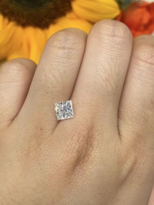 принцессы 1-1.99Carat бесцветный свободный стержни Лаборатории Расти Диаманта Резать