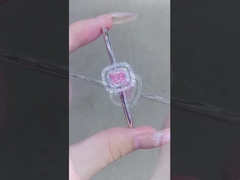 Лаборатория Бриллиантовый браслет Лаборатория создана Бриллианты Ювелирные изделия Розовый бриллиант