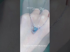 Бриллиантовый подвесок Ожерелье Постановка подвеска Замужество Ювелирная лаборатория Созданные цветные бриллианты