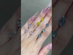 Сертифицированные синтетические бриллианты круглые свободные бриллианты лабораторно выращенные бриллианты ювелирные изделия кольца CVD