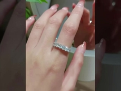 Овальное Вечное Кольцо Лаборатория Выросшие Алмазные Кольца Для Свадебного Кольца Подарочное Кольцо