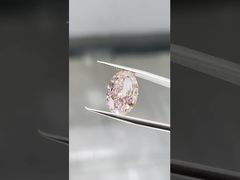 10CT Фантастический Интенсивный Розовый Овальный Форма Лабораторно выращенные бриллианты Сертифицированные бриллианты IGI Розовые бриллианты